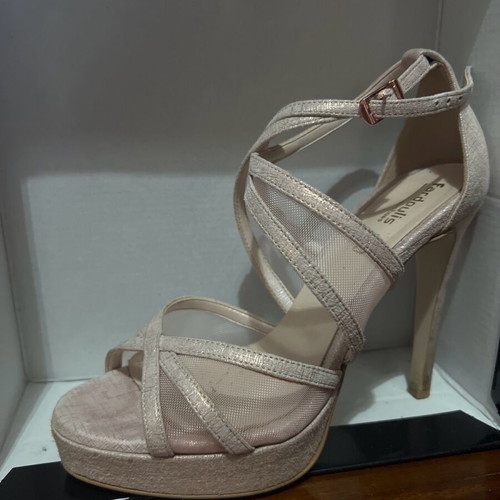Pink gold sandals like new, size 37