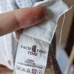 Ανδρικό καλοκαιρινό πουκάμισο Yachting Time βαμβακερό μεταχειρισμένο, μέγεθος M, γκρι