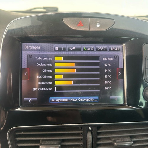 Rs Monitor screen for Renault Clio 2013-2018 like new