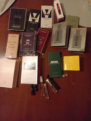 Perfume samples, Eau de Parfum testers, 1 ml