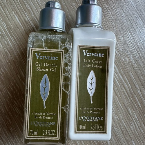 L’Occitane Verveine set new with shower gel and body lotion 70ml