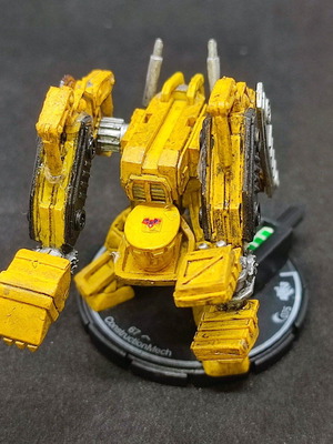 Mechwarrior ConstructionMech #075 used, Steel Wolf, green