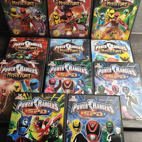 Jetix Power Rangers Mystic Force 11 DVD set used, dubbed