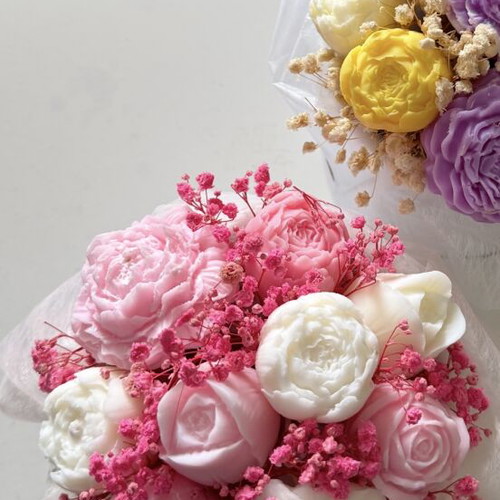 Aromatic Soy Wax Flower Bouquet new