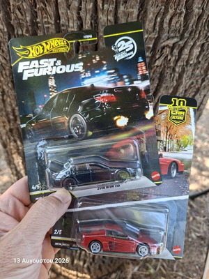 Hot Wheels Ferrari Testarossa και BMW M5 παιχνίδια καινούργια