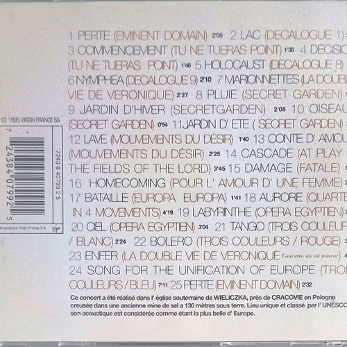 Preisner's Music CD used, classical genre