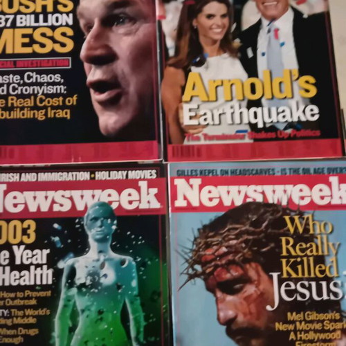 Newsweek collection 35 issues like new (2003-2004) with historic covers