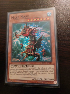 Yu-Gi-Oh Mare Mare super rare card