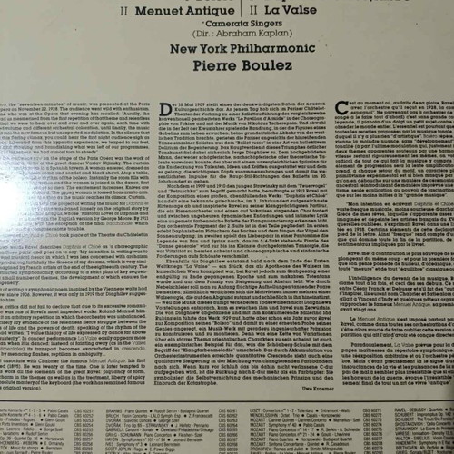 Ravel classical vinyl record like new