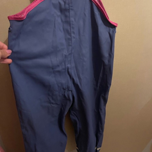 Children's waterproof overall size 6 years like new, blue