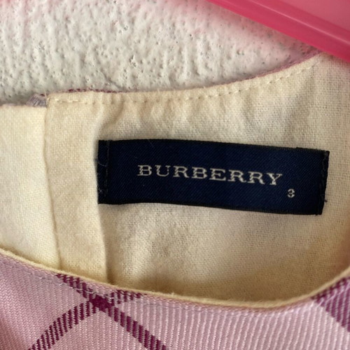 Burberry dress used pink-purple for 3 years old