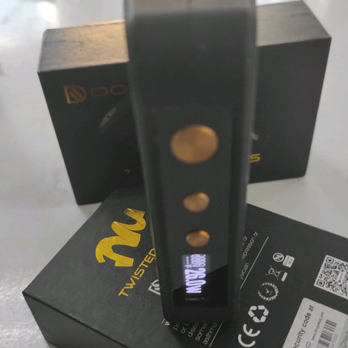 DOVPO Twisted Messes Box Mod Black Gold new