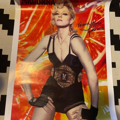 Madonna Sticky and Sweet tour French poster like new