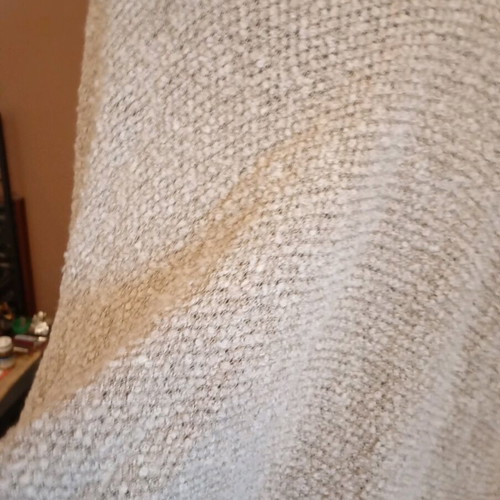 Wool poncho like new, beige, size L