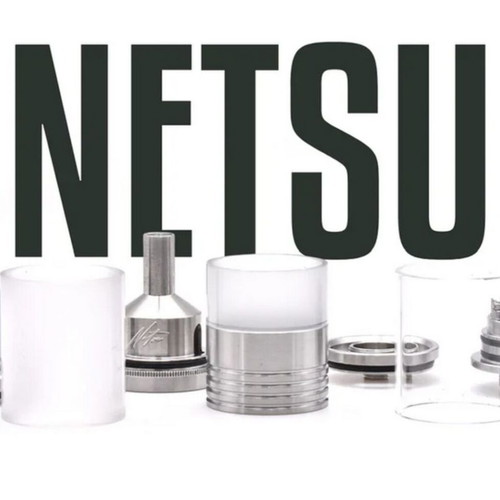 NETSU Style MTL RTA 5.0ml with 4 Air Pins and 3 Tanks new