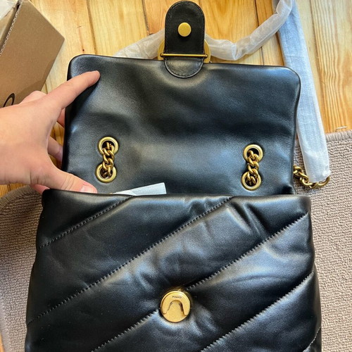 Pinko shoulder bag new, large size, black