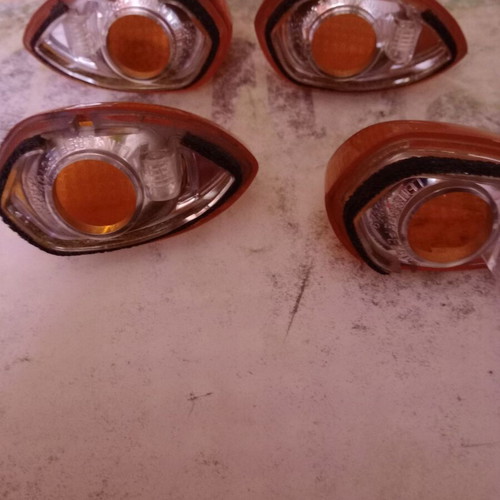 Yamaha tdm 900 genuine orange turn signal lenses like new
