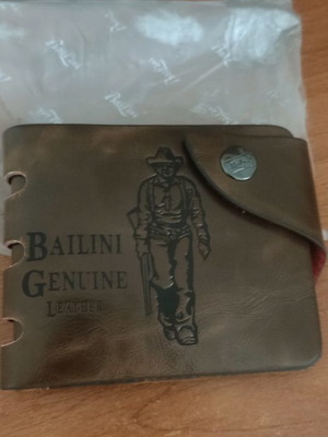 Men's wallet brown unused