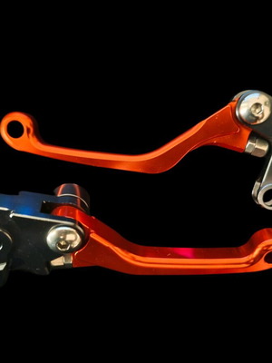 Enduro/MX KTM lever set new, CNC aluminum, foldable
