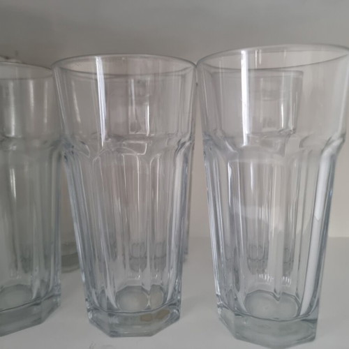 Glass set of 12 for water and liqueur like new