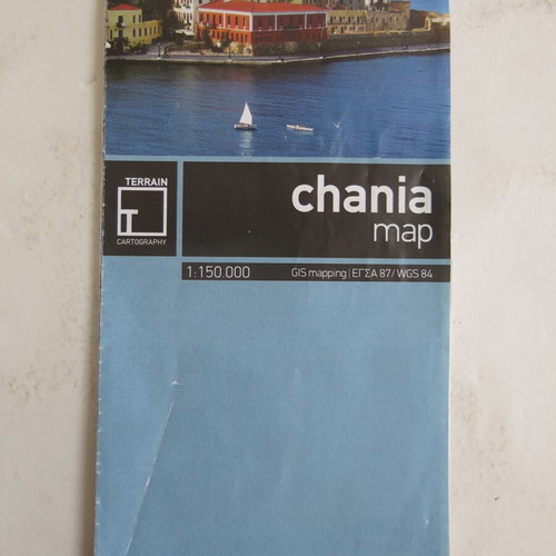 Chania Road Tourist Map used