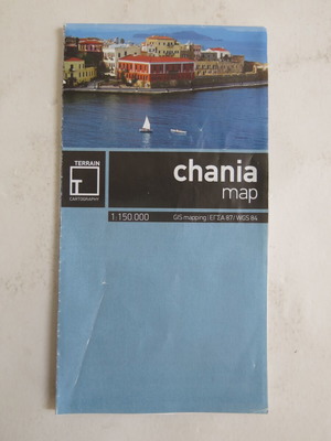 Chania Road Tourist Map used