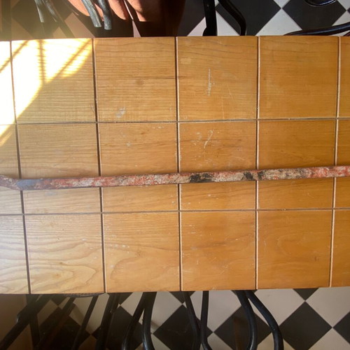 Old store door and window bars used, set of 2