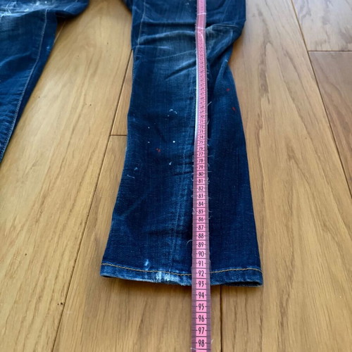 Dsquared2 Tidy Biker Jean S74LB0375 jeans new, size 48, blue