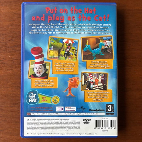 PlayStation 2 The Cat in the Hat used, complete PAL edition