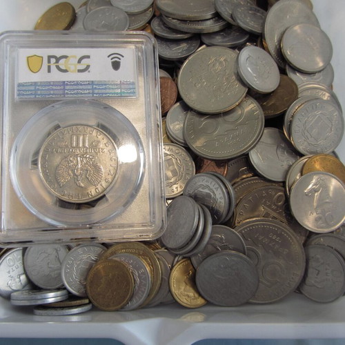Greek coins 1 kilo unused and PCGS certified