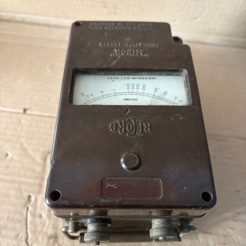 Vintage Record Minor insulation tester used from 1950