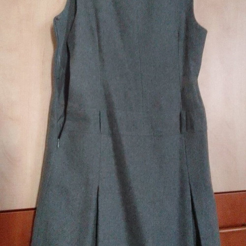 Cache cache wool gray mini dress No L like new