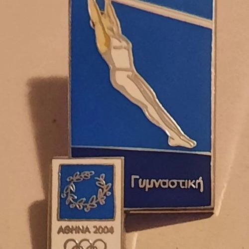 Athens 2004 Olympic Games Gymnastics Pin Limited Edition