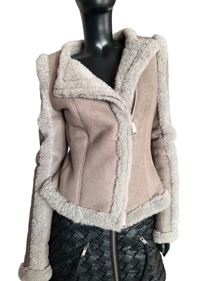 Philipp Plein Sheepskin Jacket size S like new, gray