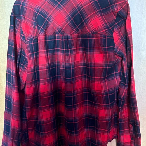 H&M plaid women's shirt used, size S