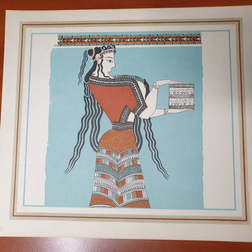 Mycenae album with 12 color plates used, lithographs