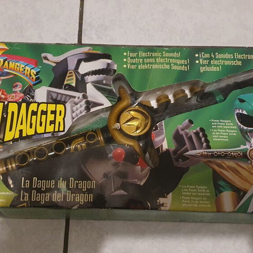 Power Rangers Dragon Dagger boxed, used, sound works