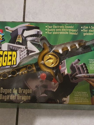 Power Rangers Dragon Dagger boxed, used, sound works