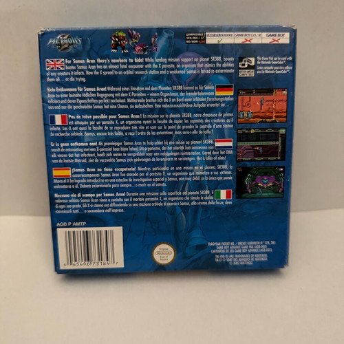Metroid Fusion Game Boy Advance used, complete PAL EUR package