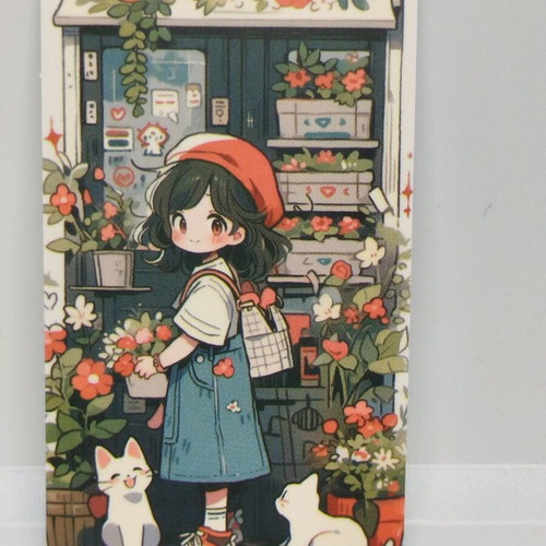 Stickers new, pack of 25 with girls and cats