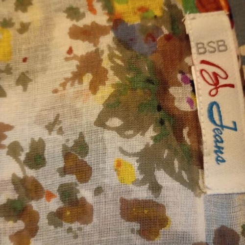 BSB scarf new with colorful tassels