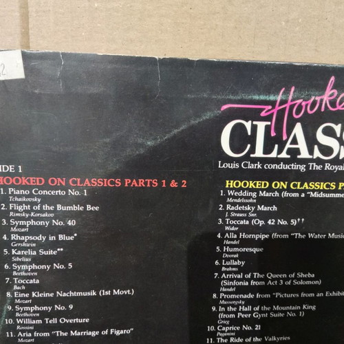 Hooked On Classics vinyl used, classical music