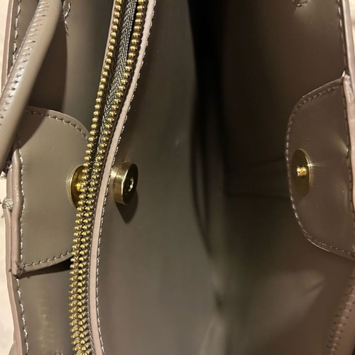 Zara shoulder bag gray used, fits A4 books