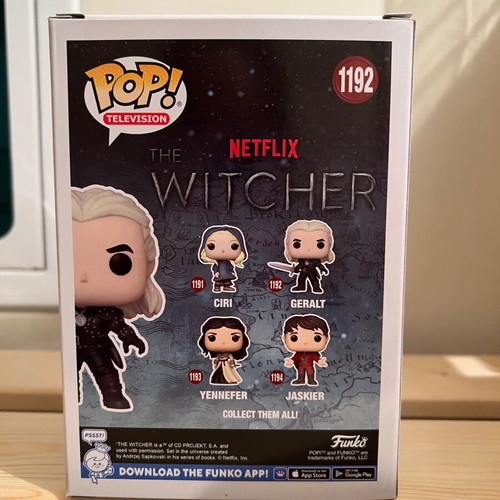 Funko Pop Geralt Chase 1192 new with protector