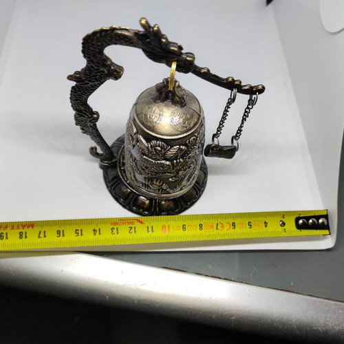 Feng Shui Chakra Dragon Bell bronze, like new