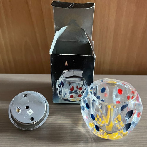 Decorative dice table lighter new