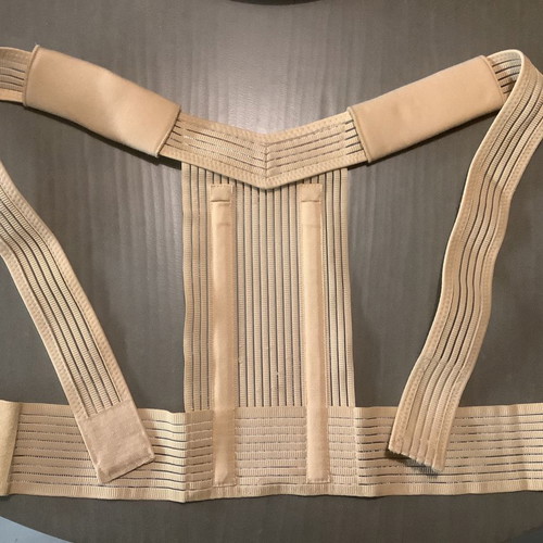 Med Textile Adjustable Back Brace in Beige, like new, Small