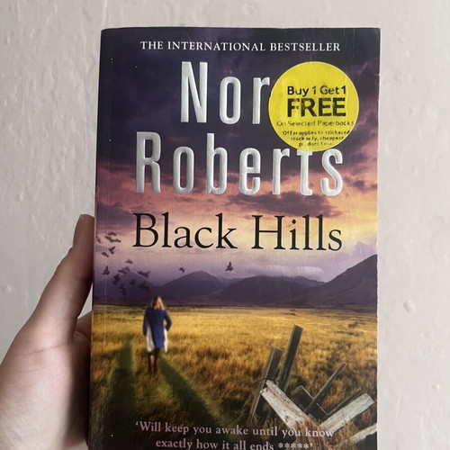 Black Hills by Nora Roberts book, used condition
