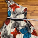 Miss Sixty dress with one shoulder and butterflies medium used