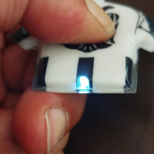 ΠΑΟΚ μπρελόκ με led φωτάκι καινούργιο